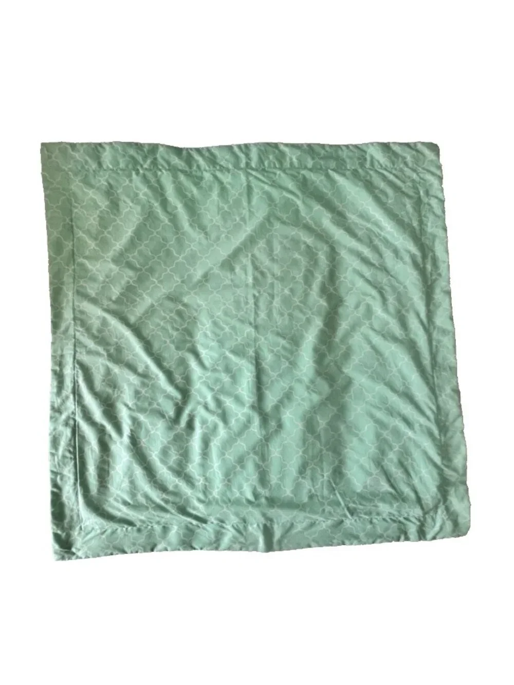 JONATHAN ADLER EURO Shams PR Happy Chic Trefoil Geometric Seafoam Green PRISTINE